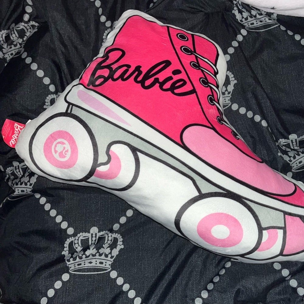 Barbie Throw roller skate pillow